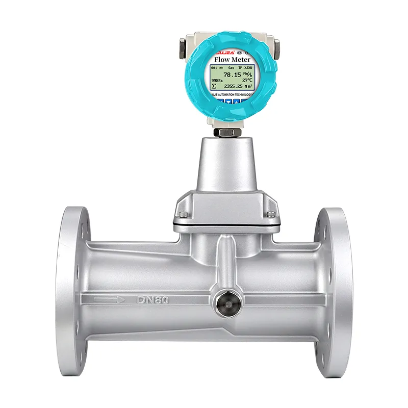 aluminum alloy precession vortex flow meter for liquid mass flow meter