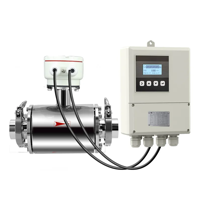 sanitary clamp electromagnetic flow meter for rotameter water flow meter