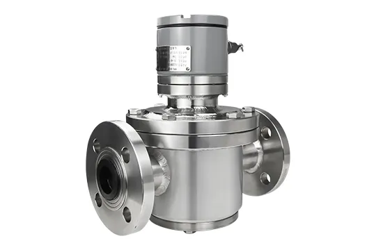 Medidor de flujo de engranajes ovalados de acero inoxidable