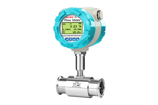 Medidor de flujo de turbina de abrazadera