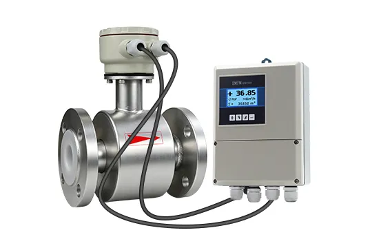Medidor de flujo electromagnético de tipo remoto
