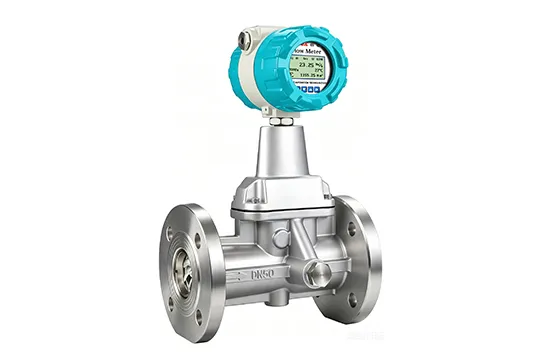 Medidor de flujo de vórtice de precesión de acero inoxidable