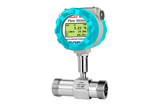 Medidor de flujo de turbina de hilo