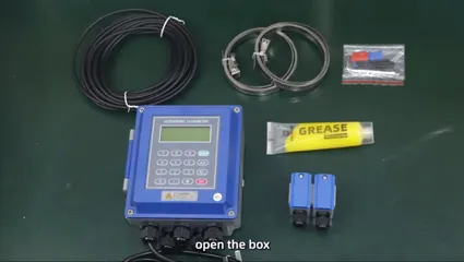 Vídeo de funcionamiento de instalación del caudalímetro ultrasónico montado en la pared