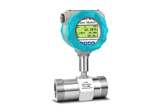 Medidor de flujo de turbina líquida